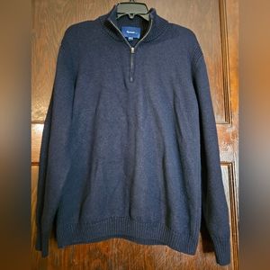 NWOT Faconnable Mens Half Zip Wool Sweater - Size XL Tall